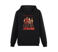 TangMeng Class of 1984 Movie Poster Men's Black Hooded Unisex Sweatshirt L