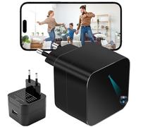 TANGMI Camera Espion WiFi 2.4G & 5Ghz, 1080P HD & 100° Angle Mini Camera Espion sans Fil avec Détection de Mouvement et Alertes Instantanées pour la Maison et Le Bureau