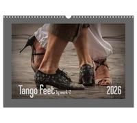 Tango feet (Wandkalender 2026 DIN A3 quer), CALVENDO Monatskalender: Tango .... Füsse, Schuhe, Beine...Geschichten aus Wien
