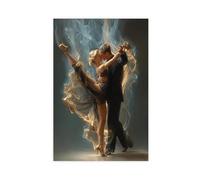 Tango Passion Poster sur toile pour décoration de chambre à coucher, bureau, chambre, cadeau 30 x 45 cm
