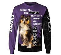 TangoDS Terre-Neuve/Boxer/Shelties Animaux Chiens Sweatshirt imprimé en 3D pour Hommes Femmes Unisexe Pull-Over Tops