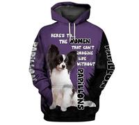 TangoDS That Can't Imagine Life Witnout Animaux Chiens Boxers Hoodies Imprimé 3D Pull-Over Unisexe Sweat à Capuche drôle pour Chien Casual Street Tracksuit