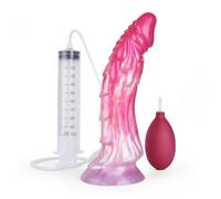 TangQian Gode gicleur réaliste avec ventouse,dragon en silicone, pénis, fonction de pulvérisation d'eau, gode avec fonction de pulvérisation de sperme, plug anal BDSM for homme, anim