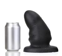 TangQian Plug anal fisting gode avec ventouse plug anal silicone liquide plug anal massage de la prostate anal vaginal plug anal sex toy for hommes femmes for dilatateur d'anus (Color : Black Schwarz
