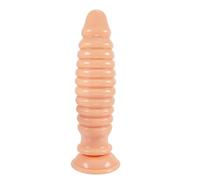 TangQian Plug anal géant avec ventouse XXL boules anales extra larges masseur de prostate dilatateur d'anus gode anal masturbation sex toy for hommes femmes et couples (Size