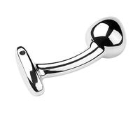 TangQian Plugs anaux en acier inoxydable S/M/L métal masturbation avec sécurité poignée en T gode point G bondage plugs anaux gay SM débutants jouets sexuels for hom