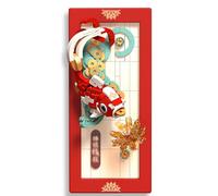 tangqindianzi Blocs de Construction à Suspendre au Mur pour Le Nouvel an, Blocs de Construction de la série Koi Dragon, compatibles avec Les Accessoires de Construction Lego (23.4/10.2/6.15cm)