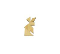 Tangram Bambou 15,5 x 15,5 x 1,4 cm