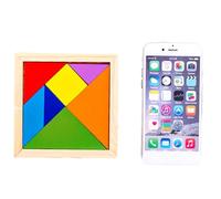 Tangrams for Kids - Tangram Puzzles for Kids, 7 pièces Classic Wooden Tangram Puzzles Game Toys | Tangrams de Cadeaux éducatifs colorés pour Les de 4 à 8 Ans