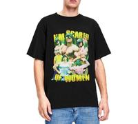 Tang's lifestyle Men-Women-s-Shirt-Sam-Sulek-I-m-Scared-of-Women-Merch-Novelty-Cotton-Short-Sleeve