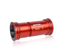 TANGSIYANG BoîTier De PéDalier Supports inférieurs de la Presse 30 mm 4 roulements for Le Cadre Montagne vélo Route 92mm 86mm Shell User CHAMINEET DE CRANKSET(BB86-30 Red)