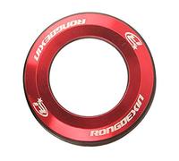 TANGSIYANG Directions VéLo 28.6mm diamètre Casque de vélo Capuchon Universel VTT VTT Coque supérieure Couvercle Plat CNC métal Joint torique pièces(Red)