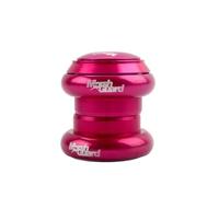 TANGSIYANG Directions VéLo Casque de vélo Route et VTT BMX, Tube Droit 34MM CNC 28.6mm, Fourche, Tige Direction Interne, 2 roulements, Couvercle supérieur scellé(Rose Red)