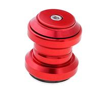 TANGSIYANG Directions VéLo Roulement Externe de Cartouche en Alliage d'aluminium 34mm avec Capuchon supérieur, Casque vélo à engrenage Fixe(Red)