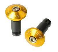 TANGSIYANG Embout De Guidon Moto Embouts de Guidon de Moto de 22 mm Embout Guidon Moto(Gold)
