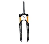 TANGSIYANG Fourche VTT 26 27,5 29 Pouces Fourche en Alliage de magnésium à air for vélo Tout-Terrain Tube Droit Conique Accessoires d'amortisseur(27.5in 120mm TR B)