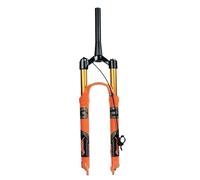 TANGSIYANG Fourche VTT 26 27,5 29 Pouces Fourche en Alliage de magnésium à air for vélo Tout-Terrain Tube Droit Conique Accessoires d'amortisseur(29in 120mm TR O)