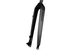 TANGSIYANG Fourche VTT Fourche de VTT en Fiber Carbone Mate 3K 1-1/8 Frein à Disque Rigide fourches vélo VTT 26/27. 5/29er Tube Droit 28.6mm(Black 27.5er)