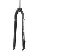 TANGSIYANG Fourche VTT Fourche Rigide de vélo 26/27,5/29 Pouces avec Frein à Disque, Fourche Montagne Tube Droit 28,6 mm, VTT légère et Mate(29 Black)