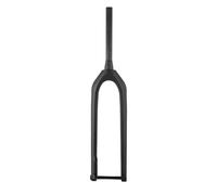 TANGSIYANG Fourche VTT Fourche VTT en Carbone 27,5 Pouces 29 15 x 110 mm 1-1/8"-1-1/2" Pneu Conique Max 3.0 Fourches rigides for(27.5er Matt Black)