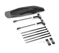 TANGSIYANG Garde Boue VéLo VTT Garde-Boue de vélo Route for Pneu Avant/arrière 26-29 Pouces à Installation Facile Pièces(Rear Fender)