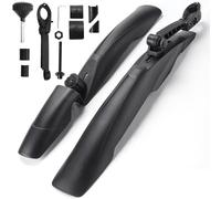 TANGSIYANG Garde Boue VéLo VTT Garde-Boue de vélo Universel réglable Avant arrière Garde-Boue Anti-éclaboussures for 26 27 29 Pouces(A Set)