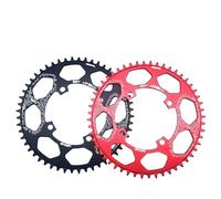 TANGSIYANG Plateau De PéDalier 1 pièces 104BCD 40T 42T 44T 46T 48T 50T 52T vélo de Montagne pédalier VTT pédalier étroit Large Plateau Rond(50T,Red)