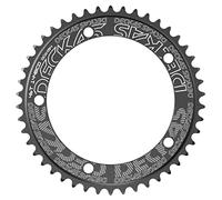 TANGSIYANG Plateau De PéDalier 1 pièces 144BCD Plateau 44T 46T 48T 50T 52T 54T 56T Plateau Unique Version améliorée de Dents négatives positives for vélo TMB(56T)
