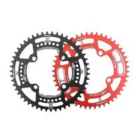 TANGSIYANG Plateau De PéDalier 1 pièces Plateau Rond 104BCD 40t 42t 44t 46t 48t 50t 52t dent VTT VTT chaîne dent Plaque 104 Bcd 44 46 48 50 52(48T Round Red)