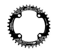 TANGSIYANG Plateau De PéDalier 104BCD Rond Montage Direct Simple Couronne Plateau VTT VTT 32T 34T 36T 38T 40T 42T pédalier pièces de Plaque de dent(32T,Black Round)