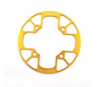TANGSIYANG Plateau De PéDalier 104bcd VTT vélo chaîne Roue Protection Couverture vélo Protection Plaque Garde vélo pédalier Pleine Protection Plaque(40-42T Gold)