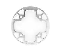 TANGSIYANG Plateau De PéDalier 104bcd VTT vélo chaîne Roue Protection Couverture vélo Protection Plaque Garde vélo pédalier Pleine Protection Plaque(32-34T Silver)