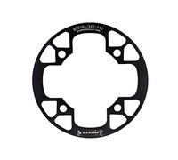 TANGSIYANG Plateau De PéDalier 104bcd VTT vélo chaîne Roue Protection Couverture vélo Protection Plaque Garde vélo pédalier Pleine Protection Plaque(32-34T Black)
