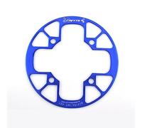TANGSIYANG Plateau De PéDalier 104bcd VTT vélo chaîne Roue Protection Couverture vélo Protection Plaque Garde vélo pédalier Pleine Protection Plaque(40-42T Blue)
