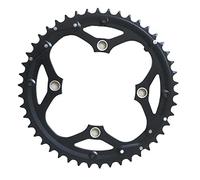 TANGSIYANG Plateau De PéDalier 48T 46T 38T 36T 28T 26T 24T BCD 104-64 VTT Plateau en Alliage d'aluminium Roue à chaîne pièces de vélo VTT(104 BCD 46T)