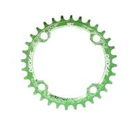 TANGSIYANG Plateau De PéDalier Étroit Large 104 Bcd Chaintring Crown Rond 32T 34 Dents 3 6T 38T Cranket de vélo MTB Monoplate 10 4bcd Plat de vélo de Montagne(36T,Green)
