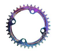 TANGSIYANG Plateau De PéDalier Plateau 104BCD Rond 30 t 32 t 34 t 36 t 38 t 40 t 42 t 44 t 46 t 48 t 50 t 52 t dent Unique dent Plaque VTT VTT 104 BCD(38,Oil Slick)