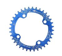 TANGSIYANG Plateau De PéDalier Plateau 104BCD Rond 30 t 32 t 34 t 36 t 38 t 40 t 42 t 44 t 46 t 48 t 50 t 52 t dent Unique dent Plaque VTT VTT 104 BCD(34,Blue)