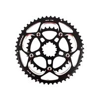 TANGSIYANG Plateau De PéDalier Roue à chaîne de vélo de Route 110BCD 50-34T 52-36T 53-39T for Anneaux de chaîne de vélo Pliant pièces de vélo(52-36T,A)