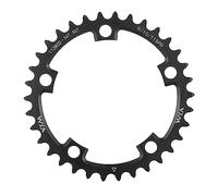 TANGSIYANG Plateau De PéDalier Vélo Double Plateau 110BCD 34T 50T 36T 52T 39T 53T vélo de Route pédalier Disque d'équitation Roue à chaîne en Aluminium Disque de vélo Pliant(Round 34T)