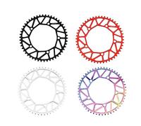 TANGSIYANG Plateau De PéDalier Vélo Pliant Plein Creux vélo manivelle Ronde Plateau 48T 50T 52T 54T 56T pédalier Plateau BCD130 58T(58T Red)