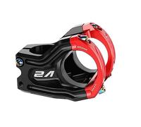 TANGSIYANG Potence VTT Tige de vélo Descente Plus ou Moins 10 degrés Robinet Tout-Terrain 28.6 * 31.8MM Route VTT Tige Courte(Black Red)