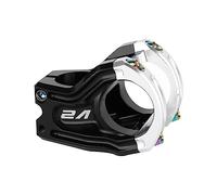 TANGSIYANG Potence VTT Tige de vélo Descente Plus ou Moins 10 degrés Robinet Tout-Terrain 28.6 * 31.8MM Route VTT Tige Courte(Black Sliver)