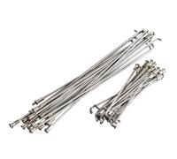 TANGSIYANG Rayons De VéLo Vélo Rayons 12G/108~225 MM Embouts Embout en Acier Inoxydable E-Bike Pièces Accessoires(12G 177mm 5pcs)