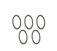TANGSIYANG Sets D'Entretoises VéLo 5 pièces rondelles de vélo entretoise ultralégère en Fiber Carbone 1mm/2mm/3mm/5mm/10mm/15mm Joint rondelle Casque Fourche(1mm)