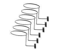 TANGSIYANG Support Casque Moto Support mural for casque de moto, 3 ou 6 pièces, crochet for manteaux, chapeaux, casquettes, accessoires de moto en aluminium Porte Casque Moto(6PCS)