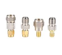Tangxi 4pcs SMA Adaptateur F Adaptateur vers SMA Connecteur Antenne RF Convertisseur pour Dab + / FM/AM Radio Pioneer Clarion Kenwood Alpine JVC