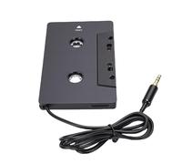 Tangxi Adaptateur Cassette de Voiture vers AUX, Sortie Stéréo Universelle à 4 Canaux avec Câble Auxiliaire de Type C de 3,5 Mm, pour Smartphones, Lecteurs MP3, Autoradios