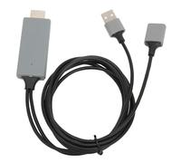 Tangxi Adaptateur de Câble D'interface Multimédia HD Plug and Play Pratique pour le Divertissement sur Grand écran, Adaptateur de Câble HDTV CPU AM8258N pour Projecteur D'écran TV, Mémoire DDR 1