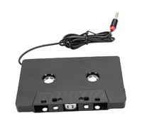 Tangxi Adaptateur de Cassette Universel, Sortie Stéréo 4 Canaux, Cassette de Voiture vers Adaptateur Auxiliaire avec Câble Audio Auxiliaire de Type C de 3,5 Mm pour Téléphone MP3